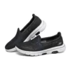 Go Walk 5 Zapatillas sin cordones «Negro Blanco»