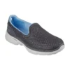 Go Walk 6 Low Loafer Gris/Azul