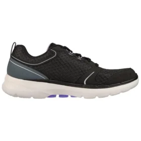 Go Walk 6 Low-Top Negro/Púrpura