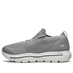 Go Walk Evolution Ultra de caña baja «Gris claro y blanco»