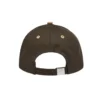 Gorra de béisbol con bordado de letra «Marrón claro»