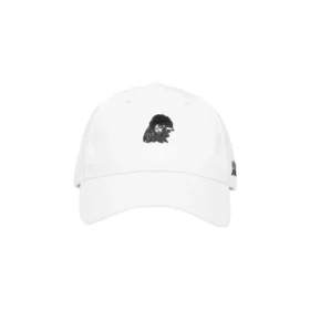 Gorra de béisbol con logotipo impreso «Blanco Negro»
