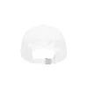 Gorra de béisbol con logotipo impreso «Blanco Negro»