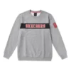 Jersey de punto con estampado de letras Skechers para hombre, gris