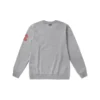 Jersey de punto con estampado de letras Skechers para hombre, gris