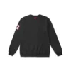 Jersey de punto con estampado de letras Skechers para hombre, negro