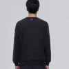 Jersey de punto con estampado de letras Skechers para hombre, negro