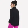 Jersey de punto suave Ottoman con cremallera de 1/4 Jersey de punto suave Ottoman con cremallera de 1/4