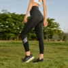 Leggings ajustados de deporte y fitness «Negro Gris»