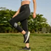 Leggings ajustados de deporte y fitness «Negro Gris»