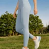 Leggings de entrenamiento con logo impreso «Teal»