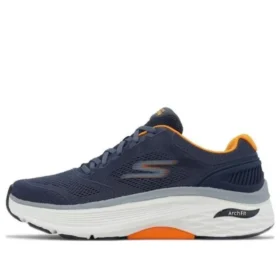 Max Cushioning Arch Fit «Azul marino Naranja»