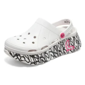 Max Cushioning Foamies «Blanco, Negro, Rosa»