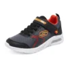 Microspec – Zapatillas de deporte Zovox «Negro Gris Rojo»