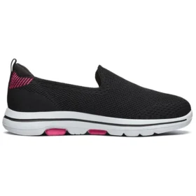 Mocasines Go Walk 5 «Negro Rosa Rojo»