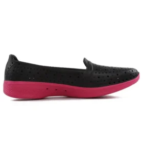 Mocasines H2 Go Negro/Rosa