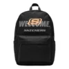 Mochila con logo impreso de Scolor «Negro, Dorado, Gris»