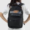 Mochila con logo impreso de Scolor «Negro, Dorado, Gris»