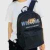 Mochila con logo impreso de Scolor «Negro, Dorado, Gris»