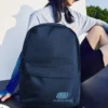 Mochila con logotipo impreso «Azul»