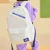 Mochila con logotipo impreso «Blanco Azul»