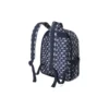 Mochila informal con letras impresas «Navy White»