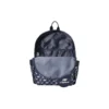 Mochila informal con letras impresas «Navy White»