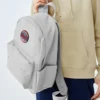 Mochila informal de gran capacidad «Blanco Rojo»