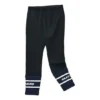 Pantalones ajustados de felpa con cordón «Negro Blanco»