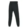 Pantalones casuales cónicos con cintura elástica y rayas laterales «Negro»