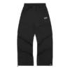 Pantalones casuales de cintura alta con letras del logotipo «Negro»