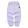 Pantalones casuales de cintura alta «Morado, negro, azul, gris»