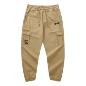 Pantalones casuales de trabajo con cordón «Beige»