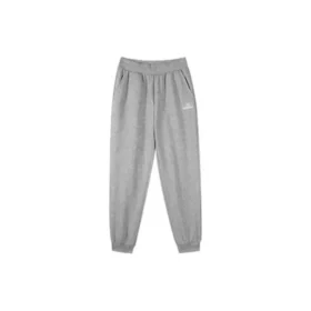 Pantalones casuales holgados y cónicos con letras impresas «Negro Gris Blanco»