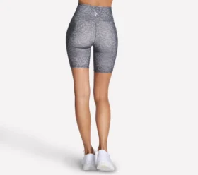 Pantalones cortos de ciclismo de cintura alta con estampado GO FLEX de 8 pulgadas