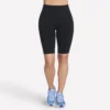 Pantalones cortos de ciclismo de cintura alta de 10 pulgadas Go Walk Pantalones cortos de ciclismo de cintura alta de 10 pulgadas Go Walk