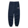 Pantalones de cintura con forro polar de la serie Casual Colorful «Azul marino»
