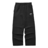 Pantalones de pierna recta de la serie Casual Colorida «Negro»