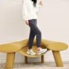 Pantalones de punto con cordón de la serie Casual Colorida «Gris»