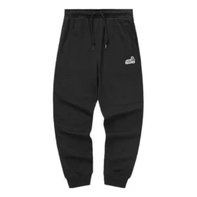 Pantalones de punto con cordón de la serie Hilarious Monster «Negro»