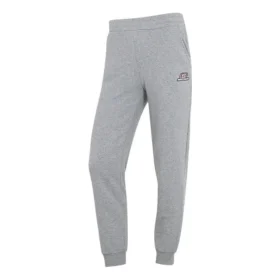 Pantalones de punto con cordón y logo de letras impreso «Gris»