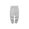 Pantalones deportivos cónicos cálidos con forro polar y letras «Negro Gris»