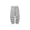 Pantalones deportivos cónicos de felpa con cintura elástica «Negro Gris»