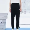 Pantalones deportivos cónicos de punto con logo estampado «Negro, azul marino, gris»