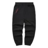 Pantalones deportivos de punto con letras de la serie CNY «Negro»