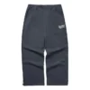 Pantalones deportivos de punto rectos de cintura media en color liso «Gris»