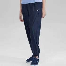 Pantalones tejidos con logo deportivo impreso «Navy» Pantalones tejidos con logo deportivo impreso «Navy»
