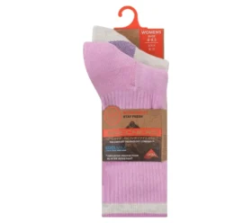Paquete de 2 pares de calcetines cortos de senderismo para mujer