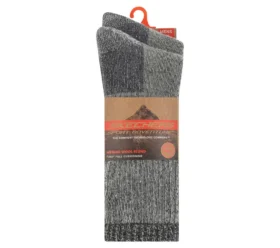 Paquete de 2 pares de calcetines de lana de caña media para hombre