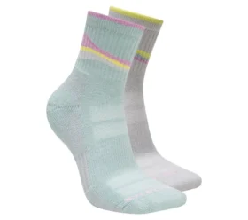 Paquete de 2 pares de calcetines Trail Quarter para mujer